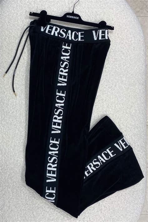 versace short set womens|Versace sweatpants for women.